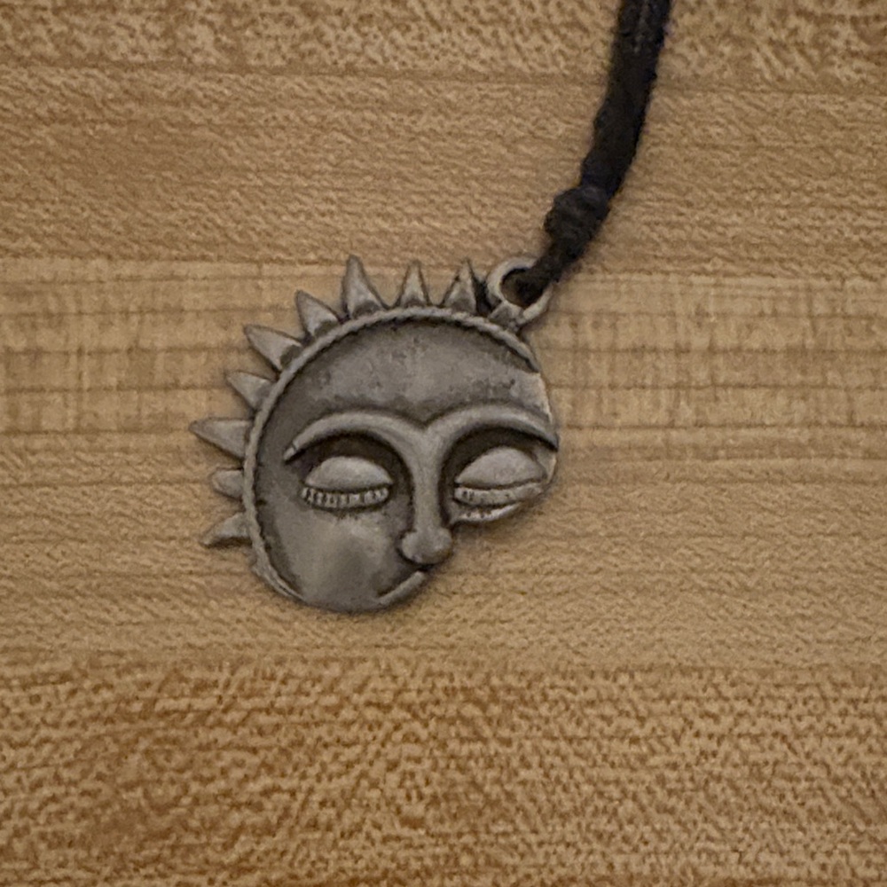 Sun Face Pendant Necklace